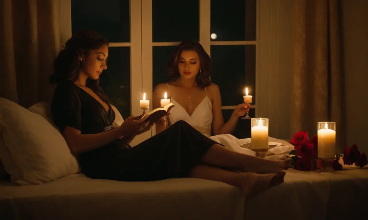 Una noche romántica y llena de lectura