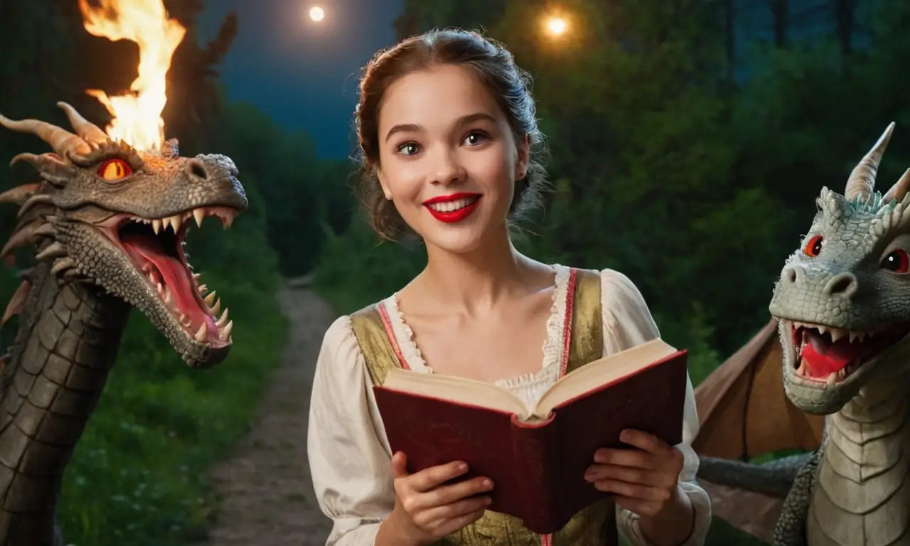 Una escena mágica de cuento infantil cobra vida