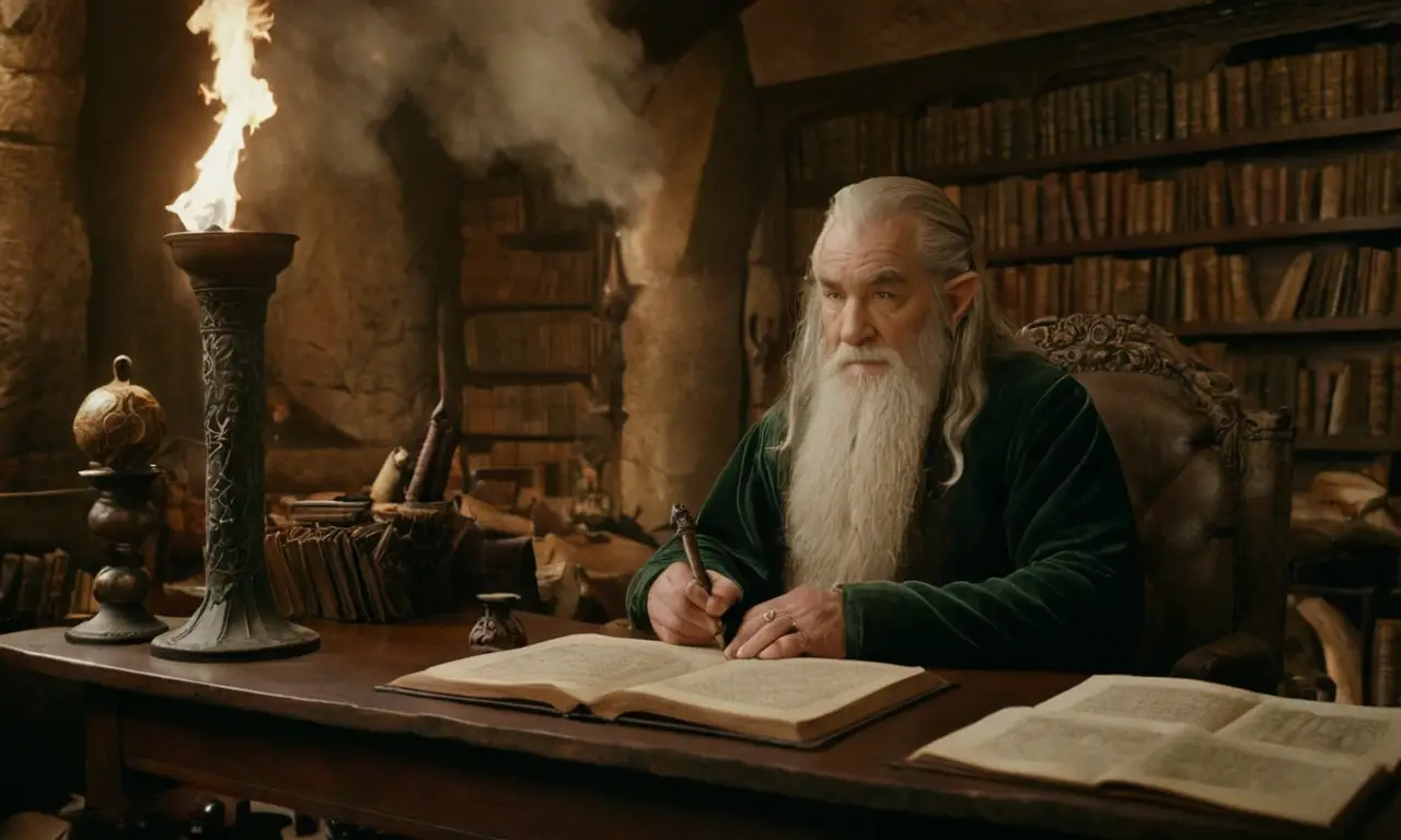 Un estudio mágico donde Tolkien da vida a sus mundos