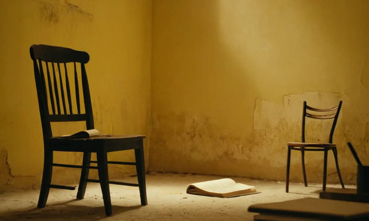 Un estudio abandonado respira silencio y misterio