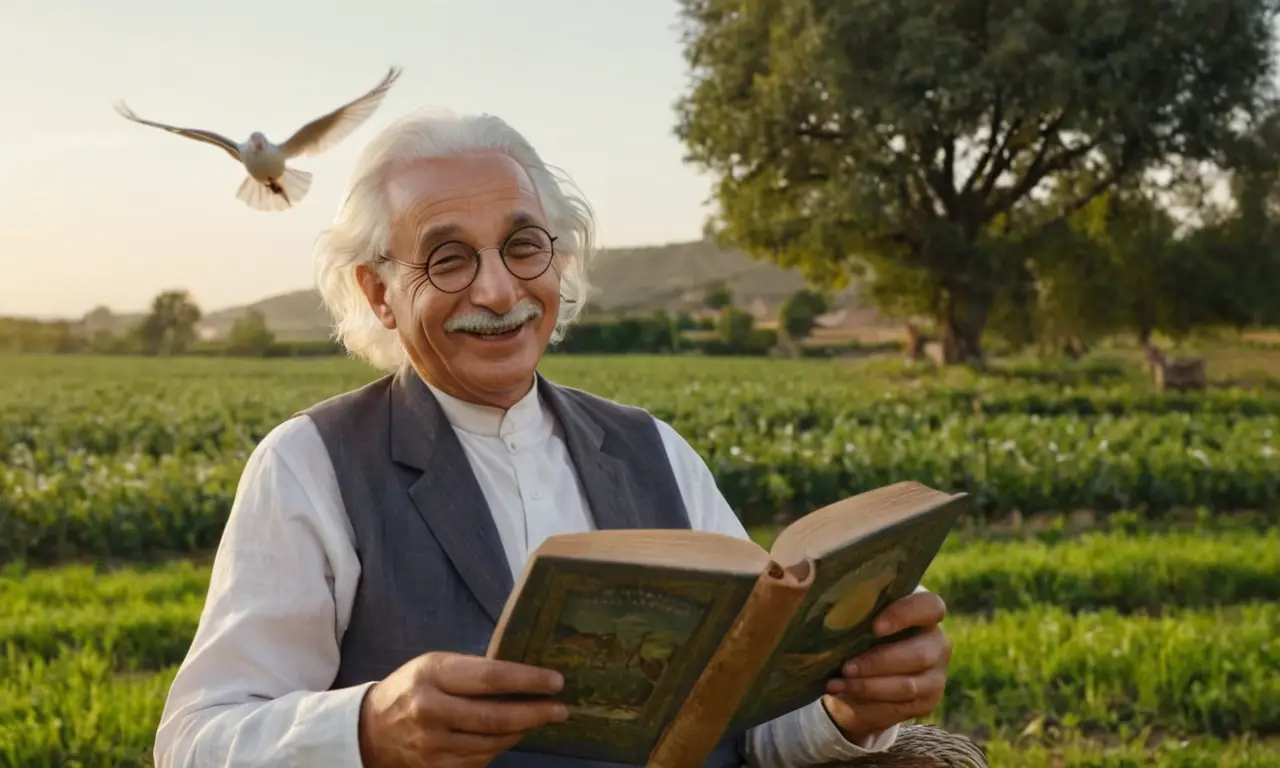 Sabiduría y paz se fusionan bajo un cielo sereno